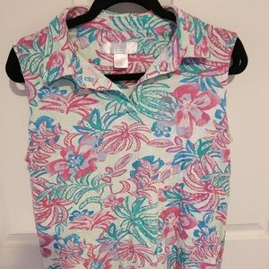 🍁2 for $15🍁 Tennis Golf Pickleball Printed Top Sz L